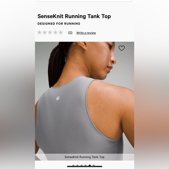Lululemon sense kit running top - Picture 1 of 5